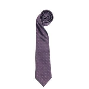 John Varvatos Purple Patterned Silk Tie